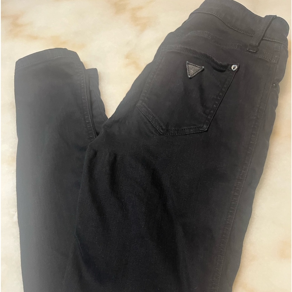 Guess black skinny stretch jean